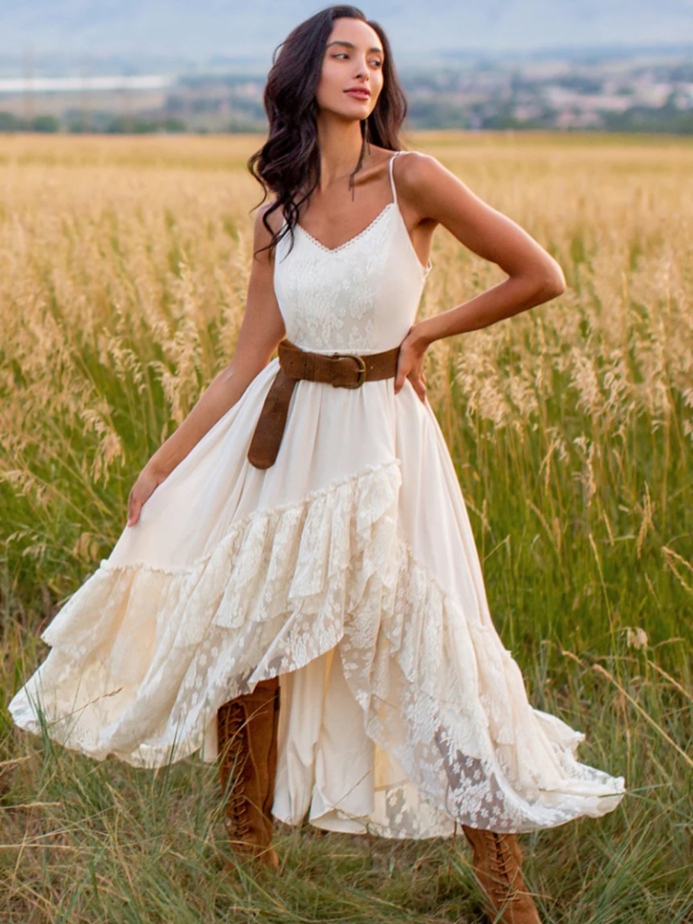 Christelle Dress in Cloud